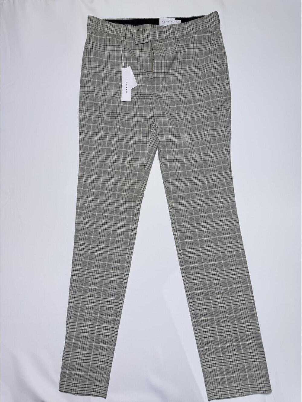 Topman Women's Plaid Dress Pants W32 L34